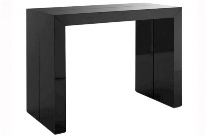 table console ikea noire